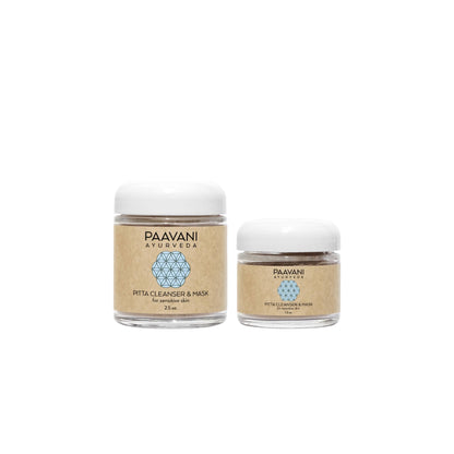 Pitta Cleanser & Mask | Ayurvedic Cleansing Grains for Sensitive, Reactive Skin