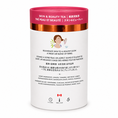 Skin and Beauty Luxury herbal tea | Canadian | 24ct