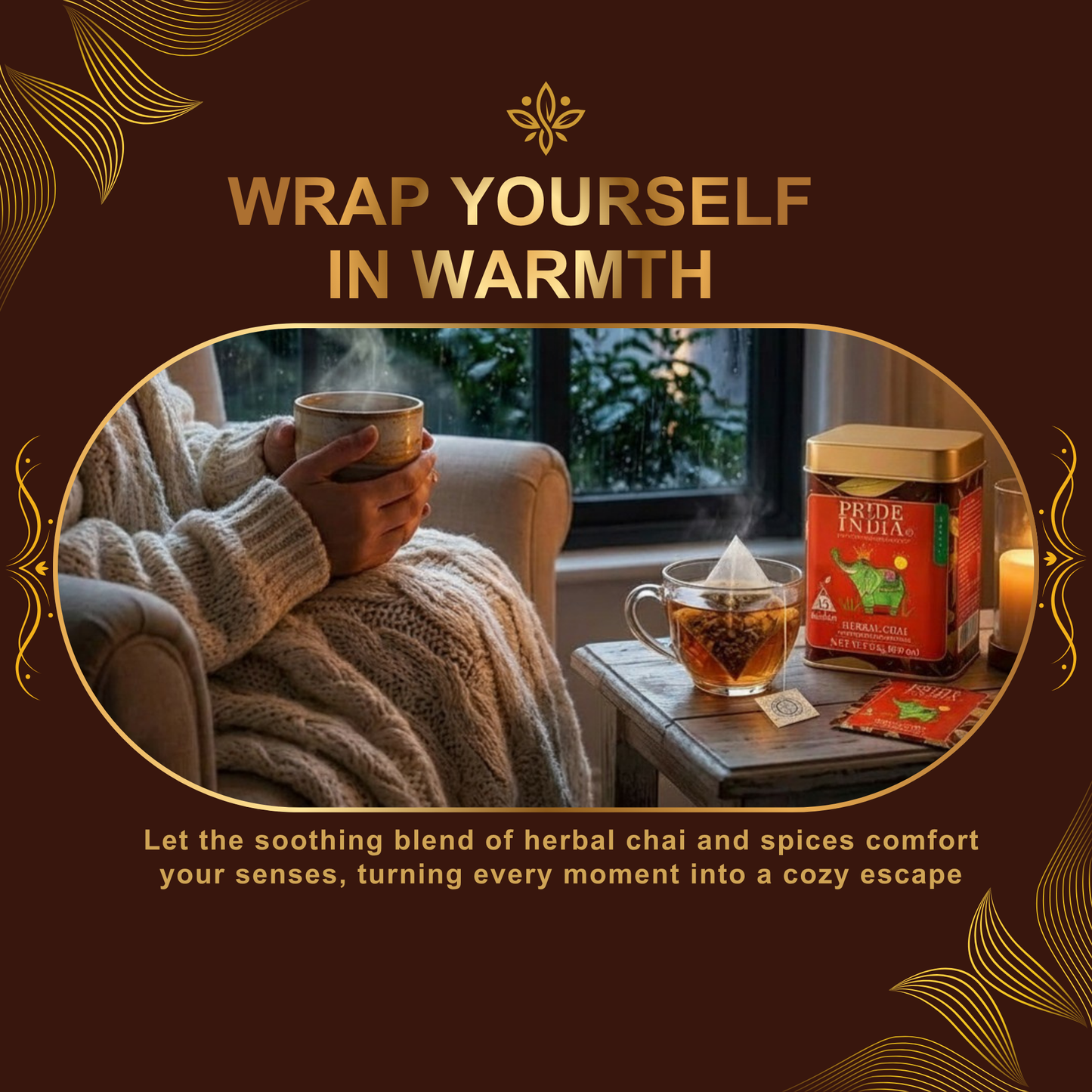 Herbal Chai - Comforting Spiced Tea Bags