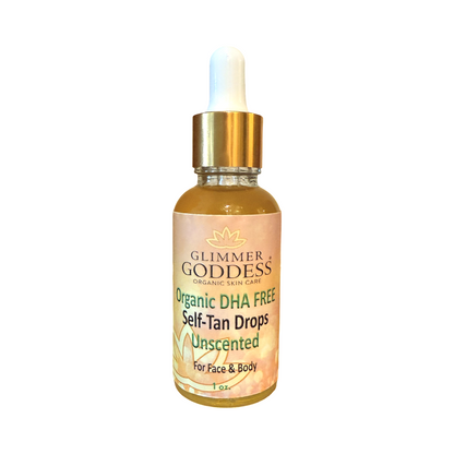 Organic DHA Free Tanning Drops – Gradual, No‑Odor Glow