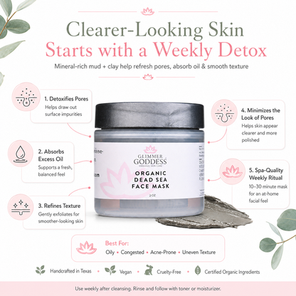 Organic Dead Sea Mud Mask – Exfoliate & Rejuvenate