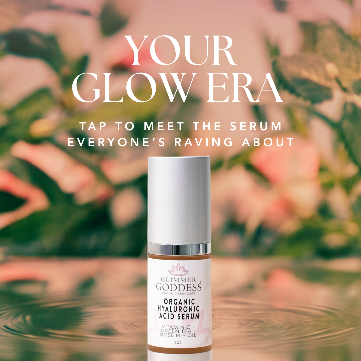Organic Hyaluronic Acid Serum – Plumping Hydration 1 oz.
