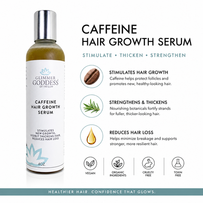 Organic Caffeine Hair Growth Serum – Scalp Treatment