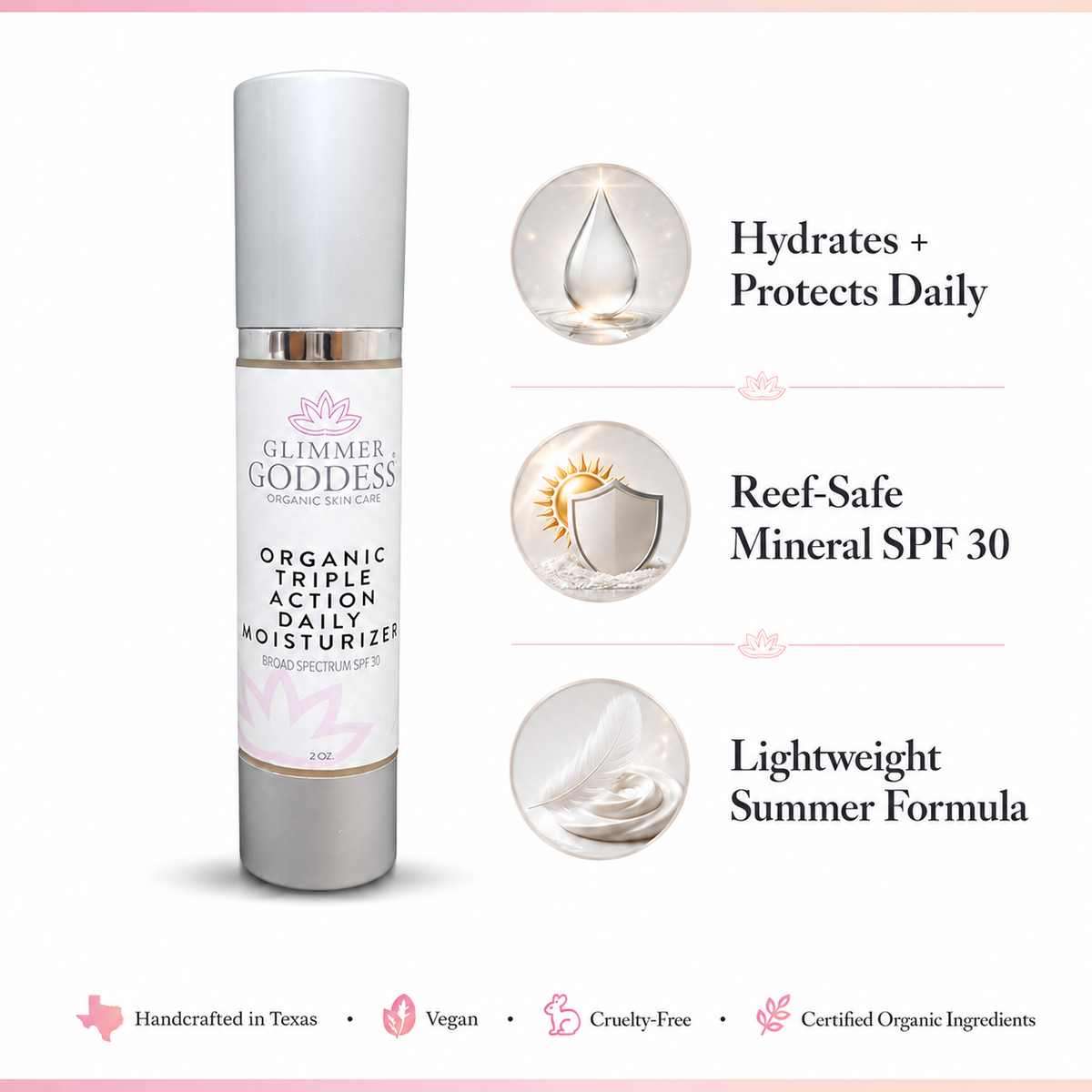 Triple Action Daily Moisturizer – Organic SPF 30