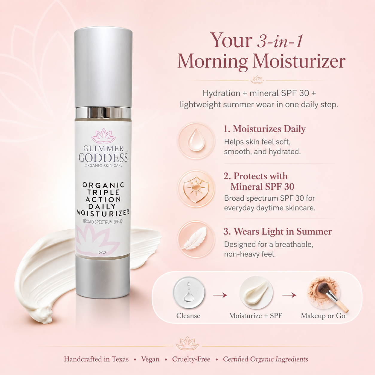 Triple Action Daily Moisturizer – Organic SPF 30