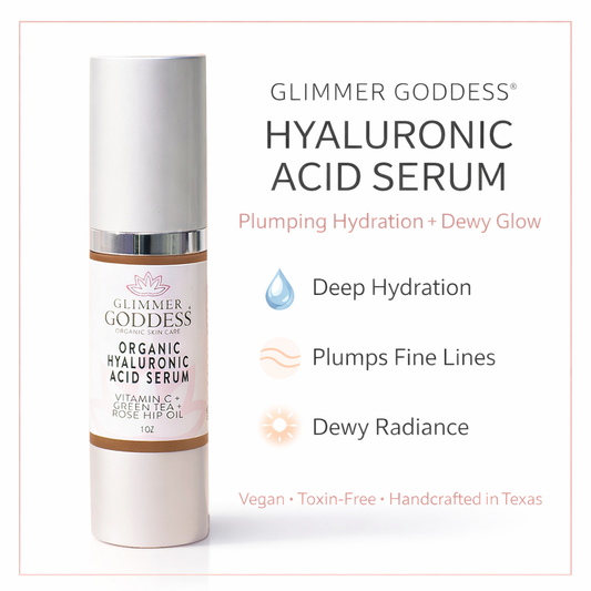 Organic Hyaluronic Acid Serum – Plumping Hydration 1 oz.