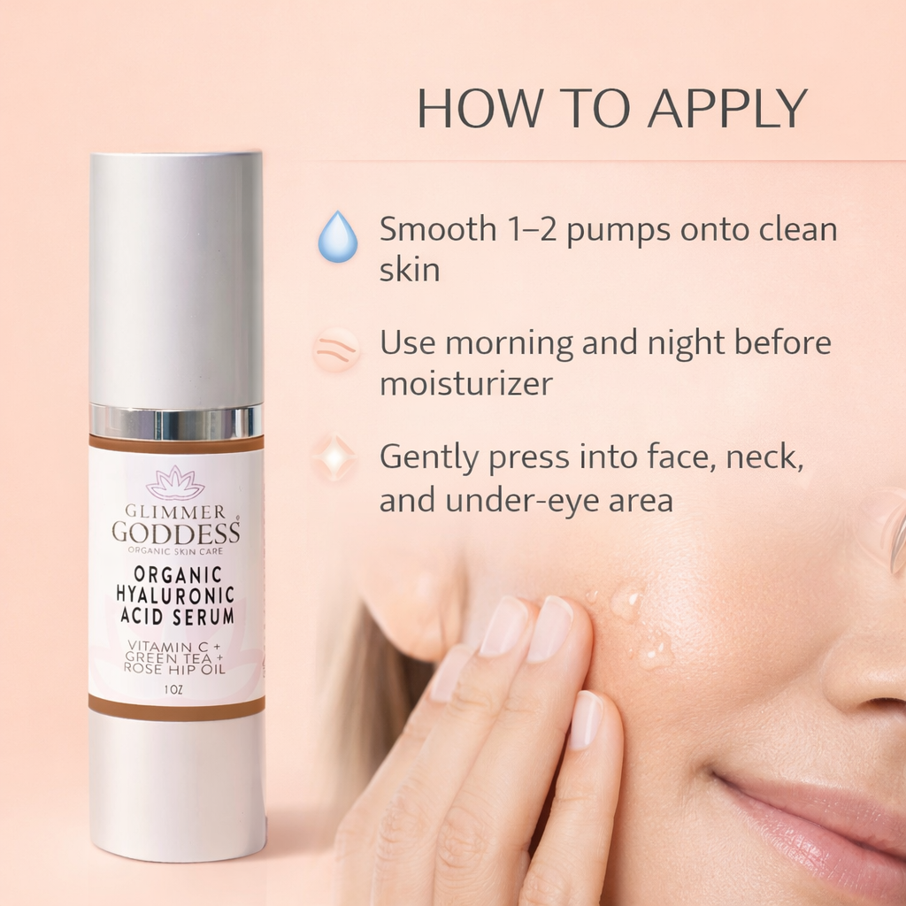 Organic Hyaluronic Acid Serum – Plumping Hydration 1 oz.