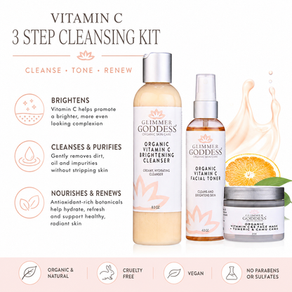 Vitamin C Brighter Skin 3-Step Cleansing Kit