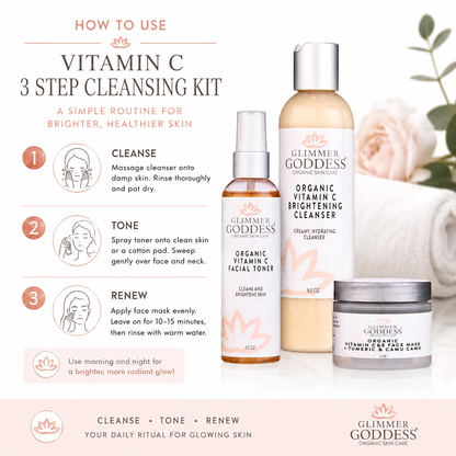 Vitamin C Brighter Skin 3-Step Cleansing Kit